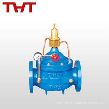 valve de contrôle de l&#39;eau à pression réglable